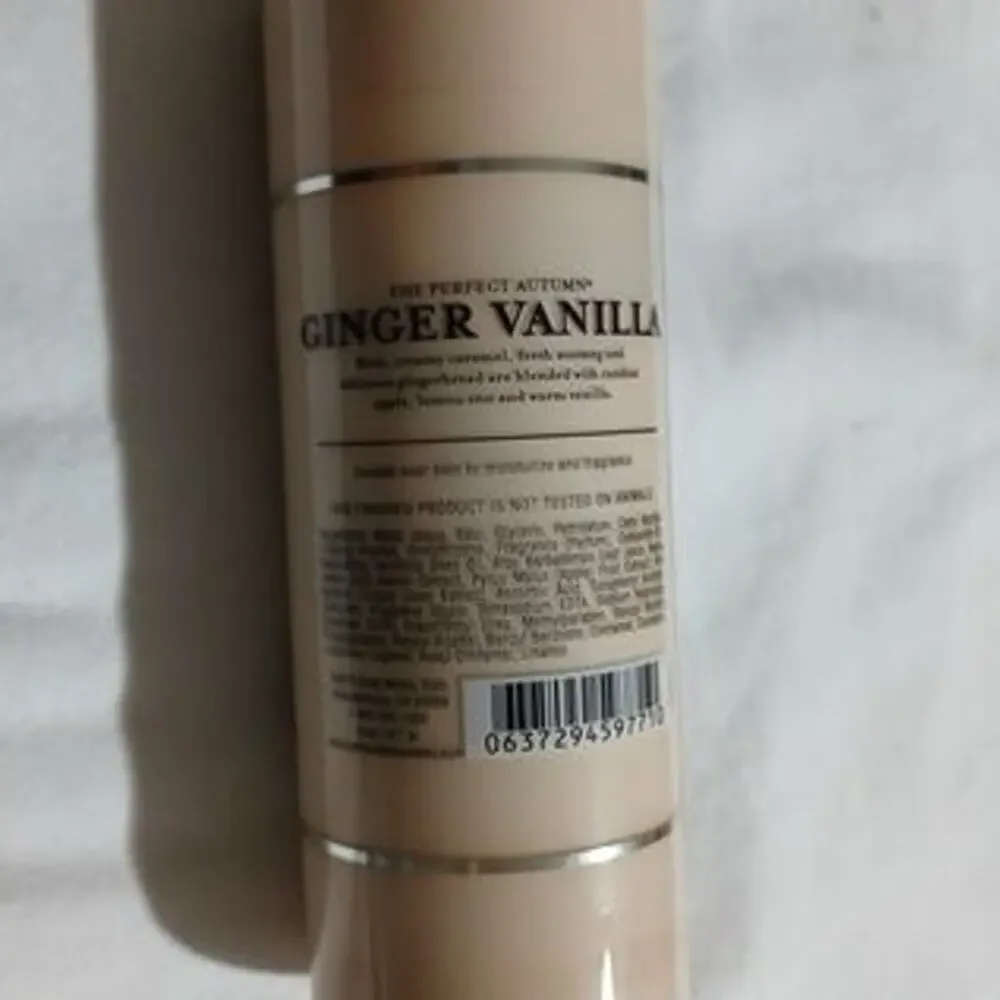 Bath & Body Works THE PERFECT AUTUMN GINGER VANILLA Body Lotion 10 oz NEW